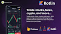 create native android apps in kotlin, java
