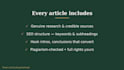 write SEO blog posts and articles on business and current affairs