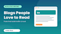 write engaging blog posts and articles for your website