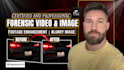 do forensic video enhancement, license plate detection, and cctv analysis