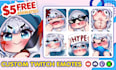 draw twitch emotes, chibi emotes, animated emotes, and sub badges for you