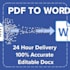 convert pdf to word docx with perfect formatting