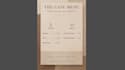 design aesthetic cafe menu