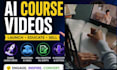 create course launch ai videos, educational ai videos, vsl script