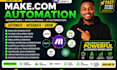 make com automation, make com, make automation, n8n automation, made com, zapier