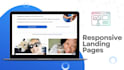 design and develop web pages, landing page portfolios HTML