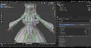 perform 3d rigging on creepy horror rig bones for mmd, with perfect weight paint