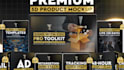 design premium 3d product mockup and online course bundle