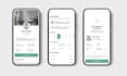 design a clean modern mobile app UI UX in figma