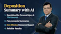 prepare ai deposition summary for attorneys