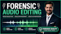 do forensic audio enhancement, noise reduction, voice isolation, audio cleanup