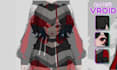 create 3d vtuber and vriod character model for vrchat anime with rigging
