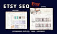 optimize your etsy seo listing with keyword research