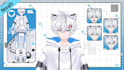 design and rig live2d vtuber model, 2d vtuber model, avatar for streaming