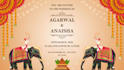 design editable wedding and birthday invitation card in canva