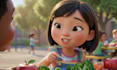 2d 3d character animation, 3d character animation for 2d learning kids animation