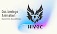 create animated logo intro video and 3d custom animation
