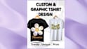 design trendy graphic tee and custom merch for your brand
