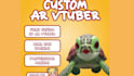create custom 3d ar vtuber filter for snap camera and lens studio