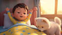 create 3d kids educational song animation video