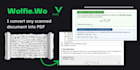 convert scanned math, physics and chemistry pages into PDF