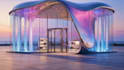 design luxury 3d exhibition booth, trade show stand and expo pavilion