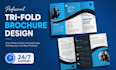 design a professional trifold brochure