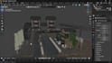 build a c4d scene setup or blender scene for your project