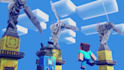 create minecraft animation, 3d character animation, blockbench, 3d modeling