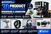 do 3d product animation, 3d product modeling, 3d product rendering