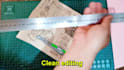 video tutorial on cutting and folding a fanzine