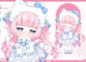 create a cute anime live2d vtuber avatar