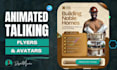 animate your flyer or poster into a talking video ad