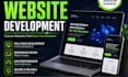 do website development as full stack web developer, PHP laravel HTML csss react
