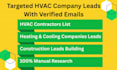 provide targeted hvac company leads with verified emails