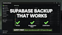 safely backup and clone your supabase database