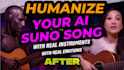 make your ai song sound real with live instruments