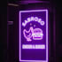 design realistic 3d shop sign board mockup
