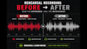 mix your rehearsal or demo recordings