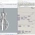 make 3d parametric model and script in grasshopper and rhino