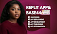 convert replit or base44 app to a capacitor native ios app for app store publish