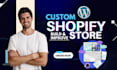 build, improve shopify store layout, product pages and theme design