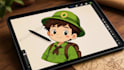 draw a custom cartoon character