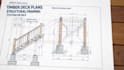 timber deck structural plans and framing drawings