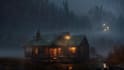 create natural sound relaxing rain video with nature view