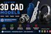 create custom 3d knife models cad designs printable cosplay props product render