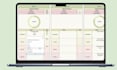 create custom excel lifestyle and self care planner