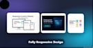 create company website with menu map and social media links