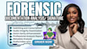 forensic audio enhancement, voice clarification audio authentication support