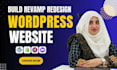 build design or redesign professional wordpress website